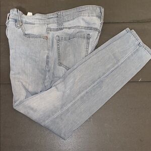 Buffalo David Bitton Size 2/26 Washout Gray Skinny Jeans Soft Stretch Denim